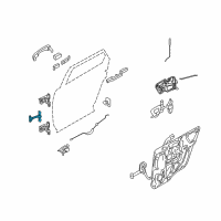 OEM Mercury Sable Door Check Diagram - 6G1Z-1527204-A