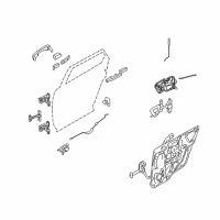 OEM Mercury Montego Lock Rod Diagram - 5G1Z-5426460-C