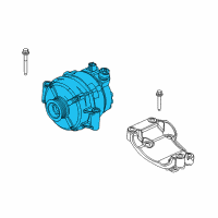 OEM 2017 Ford E-350 Super Duty Alternator Diagram - HC3Z-10346-B