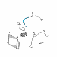 OEM 2009 Toyota Matrix Suction Hose Diagram - 88704-02690