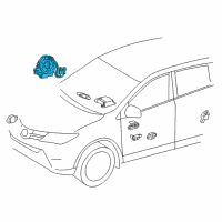 OEM Toyota RAV4 Clock Spring Diagram - 84307-0R070