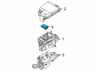 OEM 2020 Hyundai Sonata Box Assembly-Eng Module System Diagram - 91955-L1200