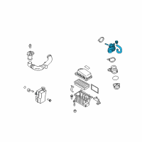 OEM Kia Rio5 Hose Assembly-Air Intake Diagram - 281401G200