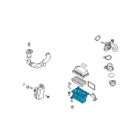 OEM 2007 Hyundai Accent Body-Air Cleaner Diagram - 28112-1G000