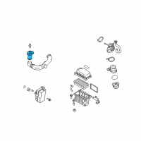 OEM 2010 Kia Rio Duct-Air Diagram - 282111G000