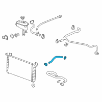 OEM 2014 GMC Sierra 2500 HD Lower Hose Diagram - 22884202