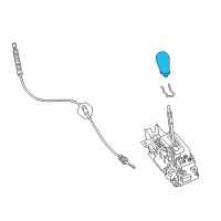 OEM 2013 Nissan Pathfinder Knob Assy-Control Lever, Auto Diagram - 34910-3SC2A