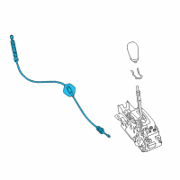 OEM Nissan Control Cable Assembly Diagram - 34935-3KA0A