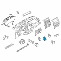 OEM 2021 Ford Ranger Mirror Switch Diagram - AB3Z-17B676-A