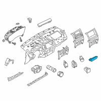 OEM Ford Hazard Switch Diagram - EB3Z-13350-AA