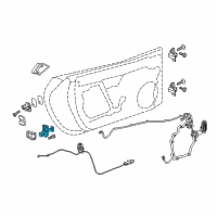 OEM 2014 Chevrolet Corvette Door Check Diagram - 84034327