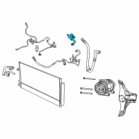 OEM Jeep Renegade Line-A/C Suction Diagram - 68418396AA