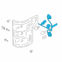 OEM 2020 Ford F-150 Socket & Wire Diagram - JL3Z-13412-A