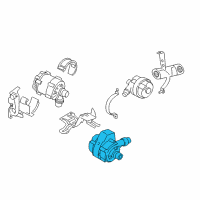 OEM 2017 BMW 740e xDrive Engine Water Pump Diagram - 11-51-8-638-238