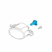 OEM 2019 Nissan Versa Note Bulb Diagram - 26296-8992D