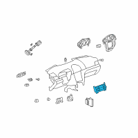 OEM 2009 Saturn Aura Dash Control Unit Diagram - 25974706