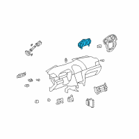 OEM Saturn Cluster Assembly Diagram - 20808418