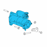 OEM 2020 Chevrolet Malibu Starter Diagram - 12690481