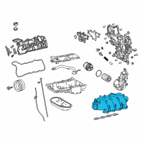 OEM 2021 Lexus LC500 Tank Assy, Intake Air Surge Diagram - 17190-38030