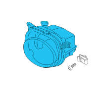 OEM 2014 BMW 535i GT Fog Light, Led, Left Diagram - 63-17-7-311-293