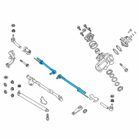 OEM 2019 Ford F-250 Super Duty Inner Tie Rod Diagram - HC3Z-3A131-J