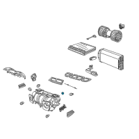 OEM BMW 530i Actuator For Fresh Air Flap Diagram - 64-11-6-902-695