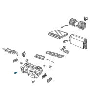 OEM BMW Actuator Air Recycling Flap Diagram - 64-11-8-385-556