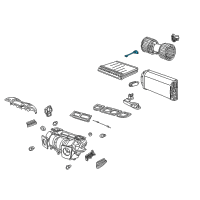 OEM BMW X5 Evaporator Temperature Sensor Diagram - 64-11-8-382-307