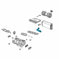 OEM 2004 BMW X5 Coolant Pipe Diagram - 64-11-8-385-550