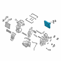 OEM Kia Niro EVAPORATOR Assembly Diagram - 97139G5000