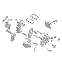 OEM 2022 Hyundai Ioniq Actuator Assembly Diagram - 97163-E4000