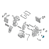 OEM 2018 Hyundai Ioniq Temperature Actuator Diagram - 97159-G2010