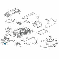 OEM 2022 Acura MDX HOLDER ASSY., USB Diagram - 39115-THR-A11