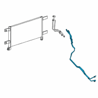 OEM Ram 2500 HOSE/TUBE-Oil Cooler Pressure And Ret Diagram - 68359844AD