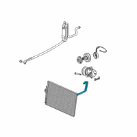 OEM 2003 Jeep Grand Cherokee Line-A/C Discharge Diagram - 5179827AA