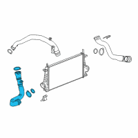 OEM 2014 Buick Verano Outlet Hose Diagram - 13265278