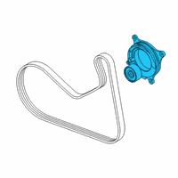 OEM 2022 BMW M5 MECHANICAL BELT TENSIONER Diagram - 11-28-7-952-899