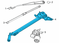 OEM Ford Maverick ARM AND PIVOT SHAFT ASY Diagram - NZ6Z-17566-A