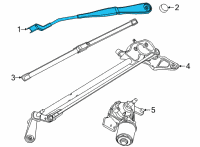OEM 2022 Ford Maverick ARM ASY - WIPER Diagram - NZ6Z-17526-A
