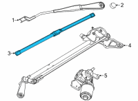 OEM 2022 Ford Maverick BLADE ASY - WIPER Diagram - NZ6Z-17528-A