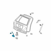 OEM 2009 Honda CR-V Switch Assy., Tailgate Opener Diagram - 74810-SWA-A01