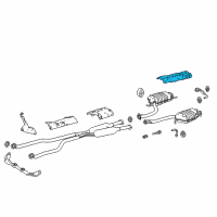 OEM Lexus LS500 INSULATOR Sub-Assembly Diagram - 58045-50010