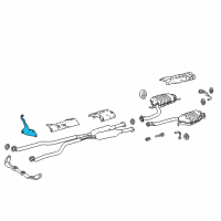 OEM 2018 Lexus LS500h INSULATOR Sub-Assembly Diagram - 58042-11010