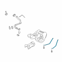 OEM 2014 Chevrolet SS Tank Strap Diagram - 92420237