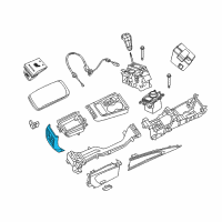 OEM 2016 Jeep Grand Cherokee Panel-Console Diagram - 5PK70DX9AA