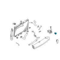 OEM 2001 Chrysler Sebring THRMOSTAT Diagram - MD328070