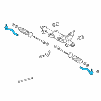 OEM 2020 Lexus RC350 Rod Assy, Tie, LH Diagram - 45470-39255