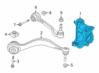 OEM 2022 BMW 330e xDrive PIVOT BEARING, CAMBER CORREC Diagram - 31-21-6-877-143