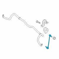 OEM 2016 Chevrolet City Express Stabilizer Link Diagram - 19316692