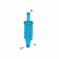 OEM 2014 Infiniti QX80 ABSORBER Kit - Shock, Front Diagram - E6101-1LD7D